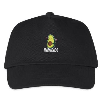 Mamacado – Funny gift for expectant mothers - Kids’ Baseball Cap - black - Front