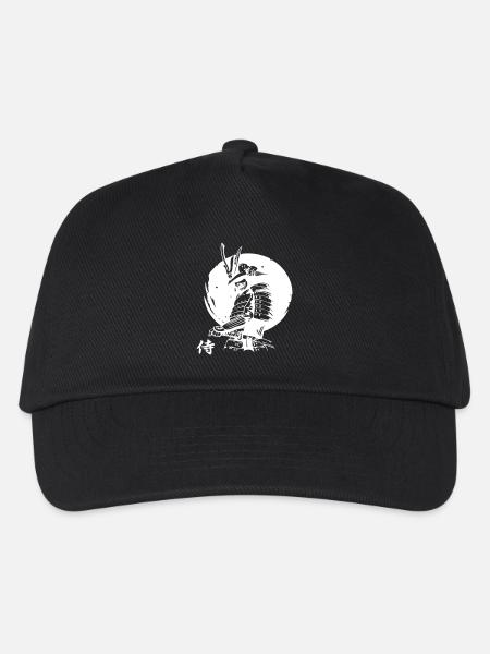 Japanischer Samurai - Kinder Basecap - Schwarz