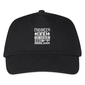 Ingenieur Ingenieur Vater - Kinder Basecap - Schwarz - Vorne