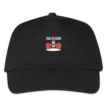Jam Session – Sweet jam fun for breakfast - Kids’ Baseball Cap - black - Front