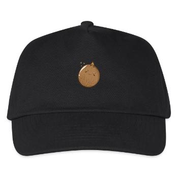 cheerful coconut - Kids’ Baseball Cap - black - Front