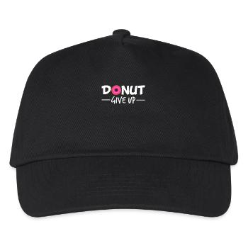 lustiger Spruch Sprüche Witziges Geschenk - Kinder Basecap - Schwarz - Vorne