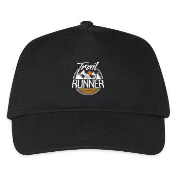 Trail runner trail run trail runner ultra running - Casquette de baseball Enfant - noir - Devant
