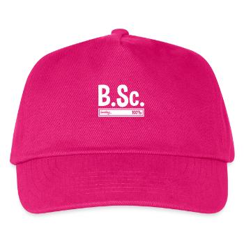 Bachelor of Science B.Sc. graduation - Kids’ Baseball Cap - fuchsia - Front