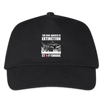Shark sharks sharks shark sharks gift - Kids’ Baseball Cap - black - Front