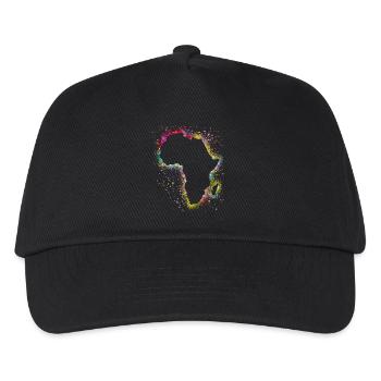 Afrika - Kinder Basecap - Schwarz - Vorne