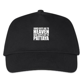 lustiges Pattaya Thailand BKK Party Geschenk Shirt - Kinder Basecap - Schwarz - Vorne