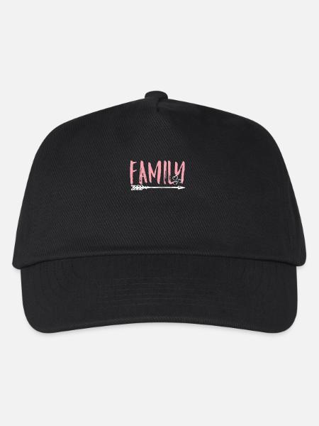 Familie - Kinder Basecap - Schwarz