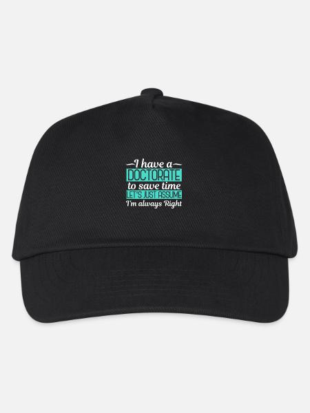 Promotion Doktorandenabschluss - Kinder Basecap - Schwarz