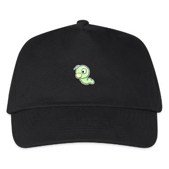 Dessin animé du Ver Vert - Casquette de baseball Enfant - noir - Devant