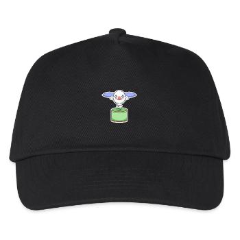 Clown - Kinder Basecap - Schwarz - Vorne