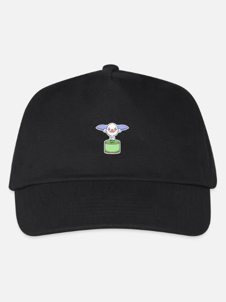 Clown - Kinder Basecap - Schwarz