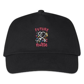 Formation des infirmières - Casquette de baseball Enfant - noir - Devant
