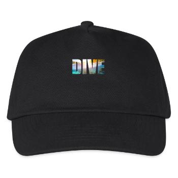 DIVE gift idea for divers diving scuba diving - Kids’ Baseball Cap - black - Front