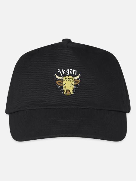 Veganer Vegan - Kinder Basecap - Schwarz