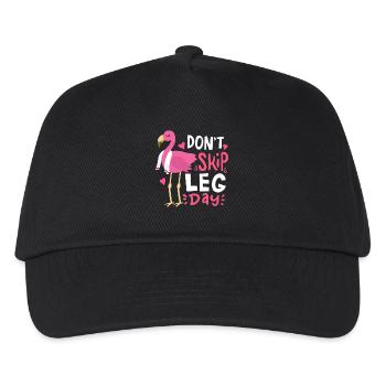 Legday Fitness Bodybuilding Leg Workout - Kids’ Baseball Cap - black - Front