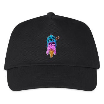 Ice Cream Zombie - Casquette de baseball Enfant - noir - Devant