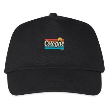 Cologne Cologne Retro Vintage Surfer Cologne Carnival - Kids’ Baseball Cap - black - Front