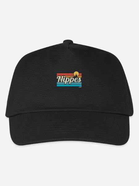 Nippes Veedel Köln Viertel Retro Vintage Surfer - Kinder Basecap - Schwarz