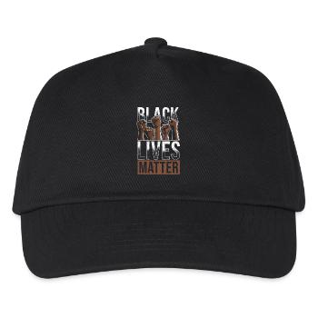 Les vies noires comptent - Casquette de baseball Enfant - noir - Devant