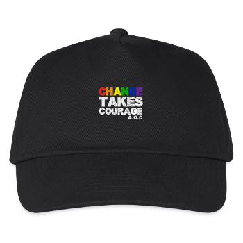 Politics saying - Kids’ Baseball Cap - black - Front