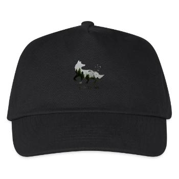 Conservation fox environment animal gift - Kids’ Baseball Cap - black - Front