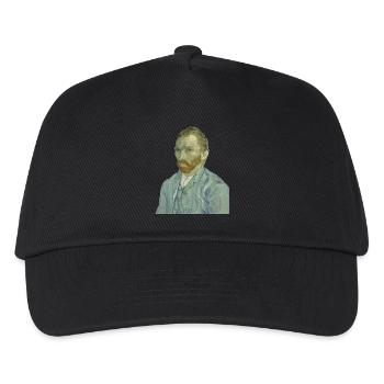 Vincent van Gogh Self Portrait Selbstbild - Kinder Basecap - Schwarz - Vorne