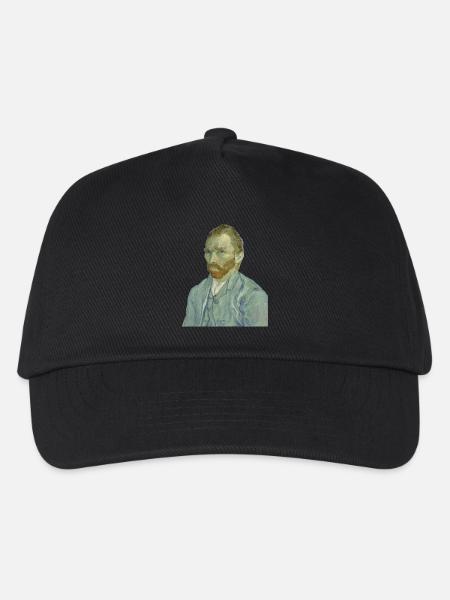 Vincent van Gogh Self Portrait Selbstbild - Kinder Basecap - Schwarz