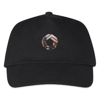 Hexagone des nœuds de la ville - Casquette de baseball Enfant - noir - Devant
