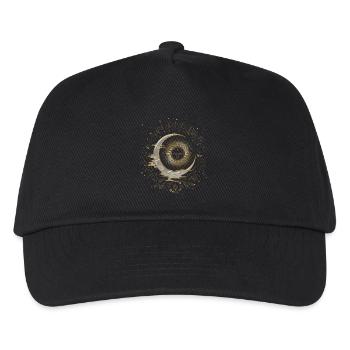 The sun and the moon with stars - Kids’ Baseball Cap - black - Front