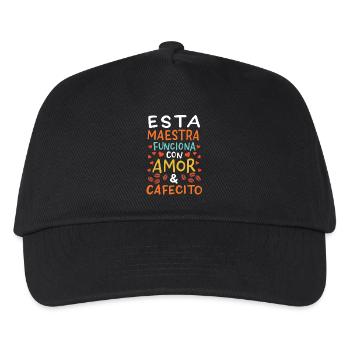 Professeur d’espagnol Maestra - Casquette de baseball Enfant - noir - Devant