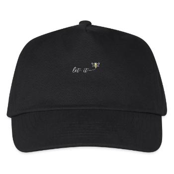 Doux abeilles apiculteur laissez-le abeille abeille fleurs - Casquette de baseball Enfant - noir - Devant