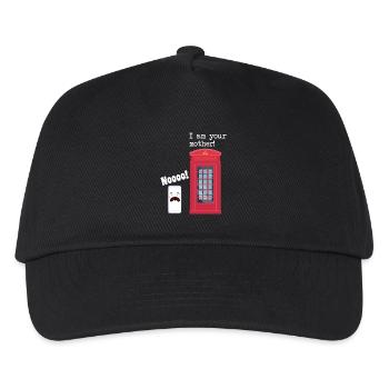 Cabine téléphonique smartphone je suis ta mère! Nooooo! - Casquette de baseball Enfant - noir - Devant