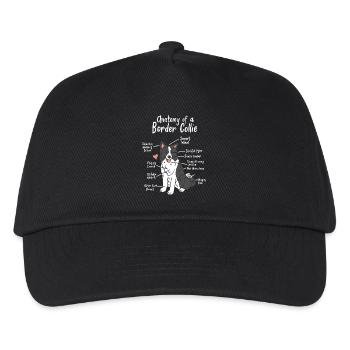 Border Collie - Kids’ Baseball Cap - black - Front