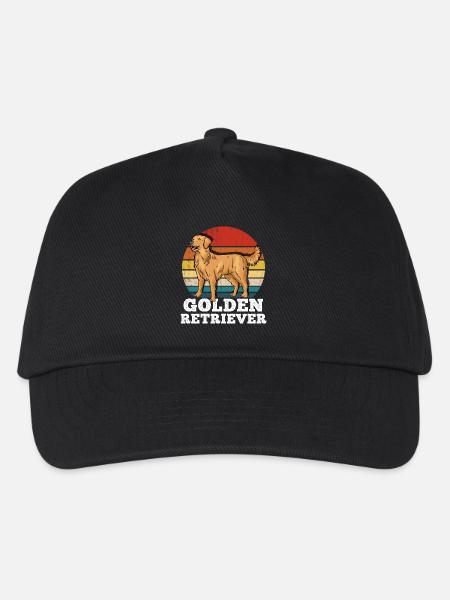 Golden Retriever - Kids’ Baseball Cap - black