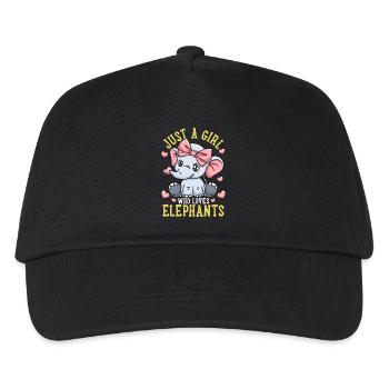 Elephant Elephant Lovers - Kids’ Baseball Cap - black - Front