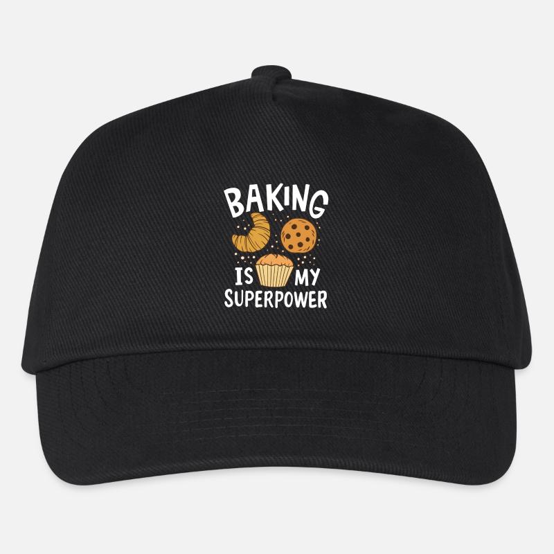 Backen Bäcker - Kinder Basecap - Schwarz