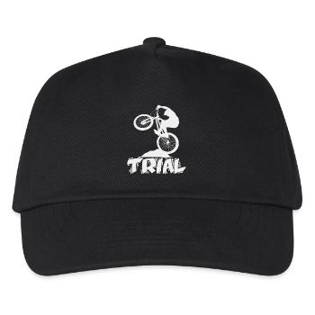 Bike Trial - bicycle - Kids’ Baseball Cap - black - Front