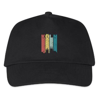 Cologne Skyline Cologne Cathedral Vintage Retro Koelsch Cologne - Kids’ Baseball Cap - black - Front