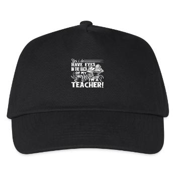 Teacher I'm A Teacher - Kids’ Baseball Cap - black - Front