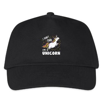 Unicorn I'm A Unicorn - Kids’ Baseball Cap - black - Front