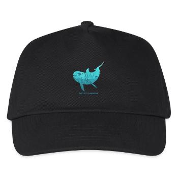 Delfin Delfine Artenschutz Naturschutz Tierschutz - Kinder Basecap - Schwarz - Vorne