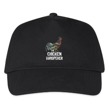 Chicken rooster chickens - Kids’ Baseball Cap - black - Front