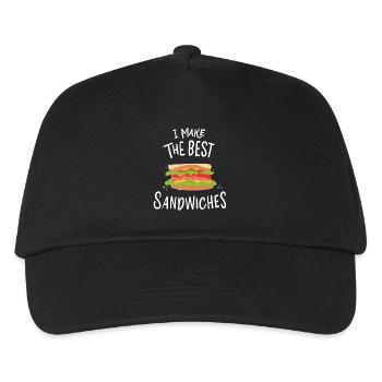 Sandwich maker - Kids’ Baseball Cap - black - Front
