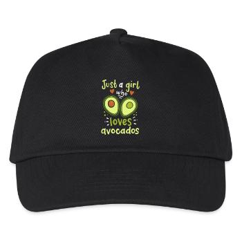 avocado - Kids’ Baseball Cap - black - Front