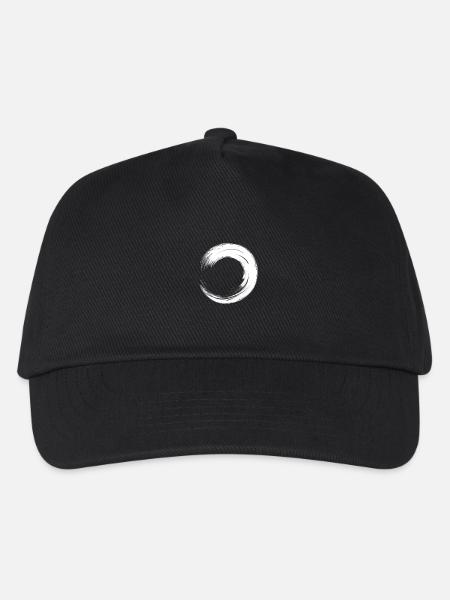 Kreis - Kinder Basecap - Schwarz