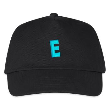 Lettre initiale E lettre - Casquette de baseball Enfant - noir - Devant