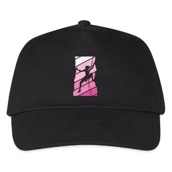 Climber Climbing - Kids’ Baseball Cap - black - Front