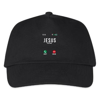 Jesus is calling - Kids’ Baseball Cap - black - Front