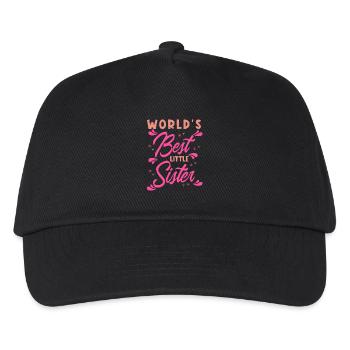 Weltbeste Schwester - Kinder Basecap - Schwarz - Vorne